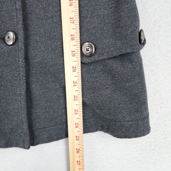 Cabi Jacket Womens Small Gray Ponte Knit Crew Blazer Stretch Notch Lapel Career - Picture 6 of 12